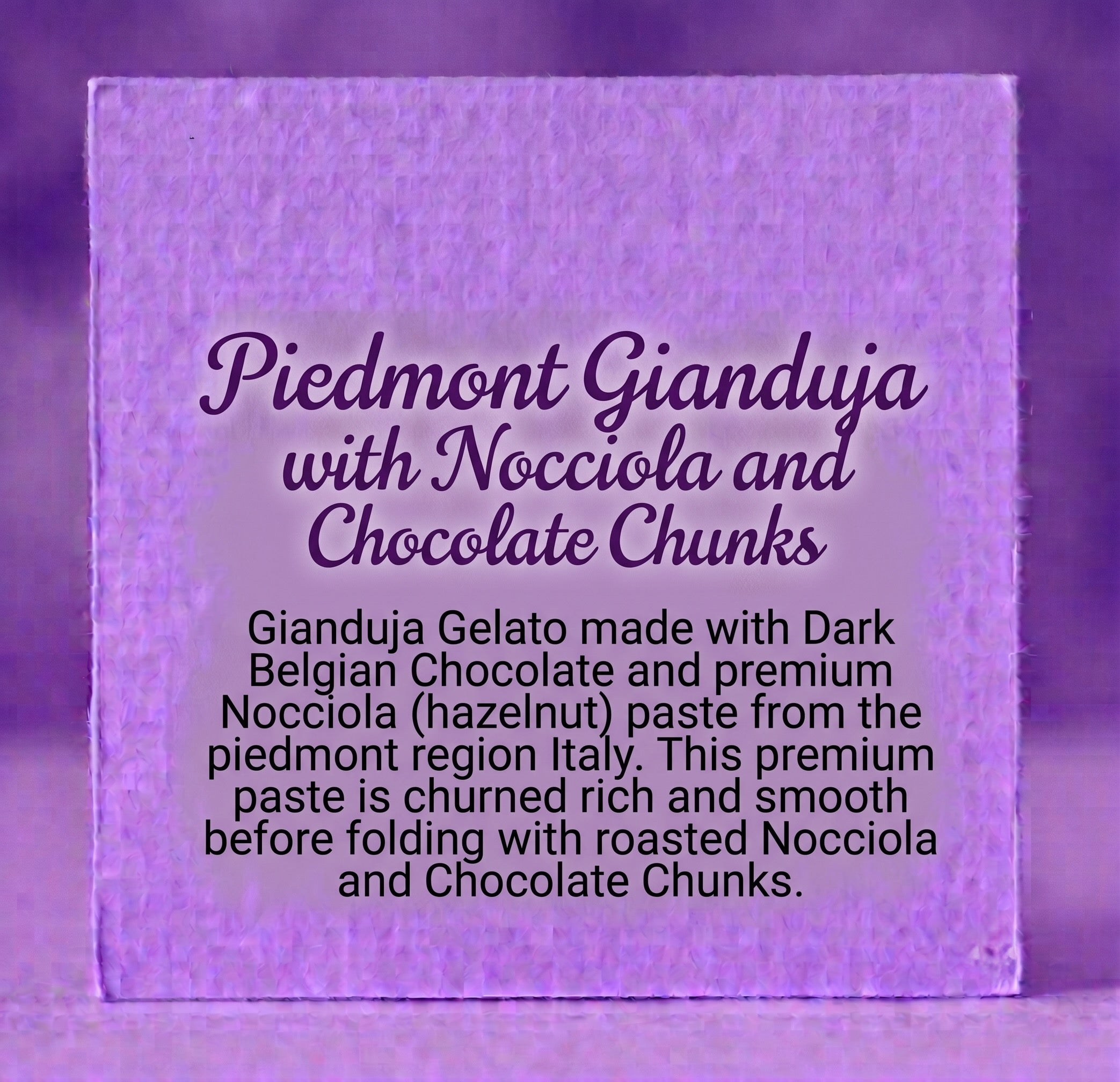 Piedmont Gianduja with Nocciola and Chocolate Chunks