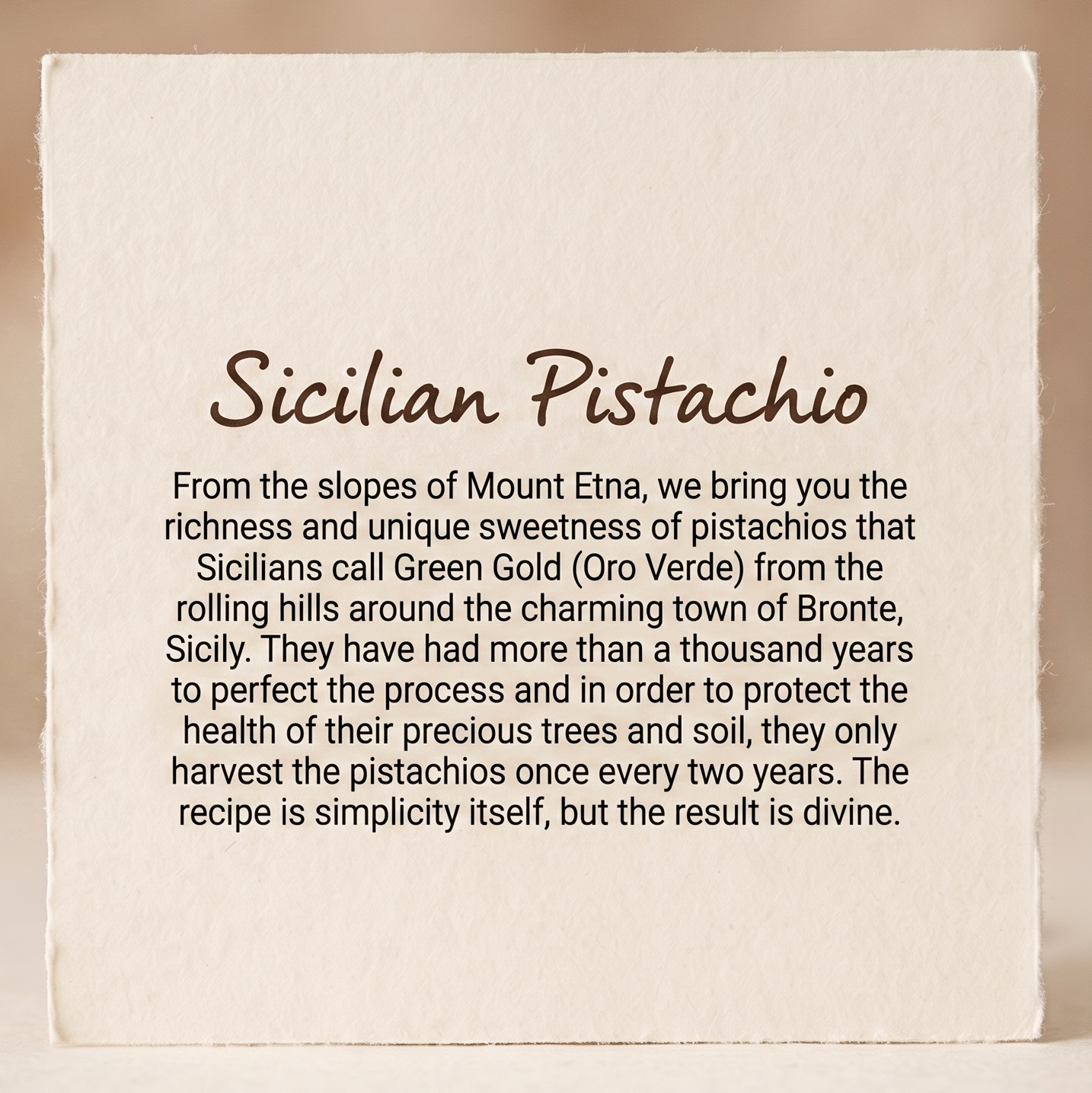 Sicilian Pistachio